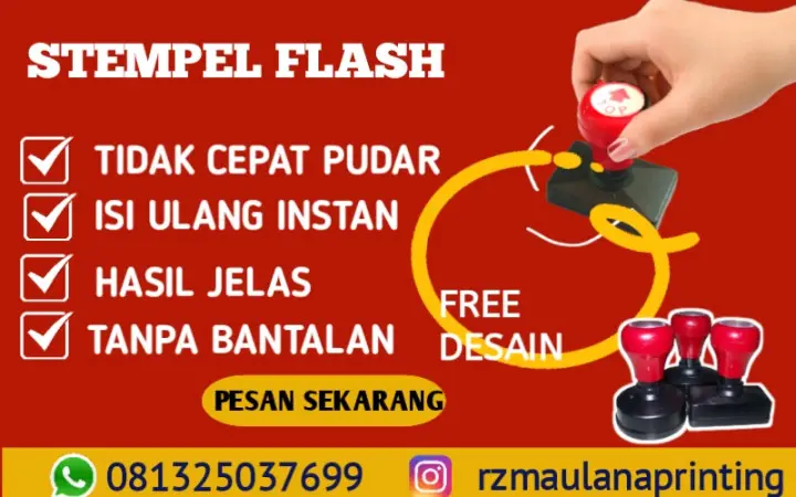 Stempel Flash  di Sidoarjo