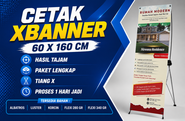 Cetak X Banner 